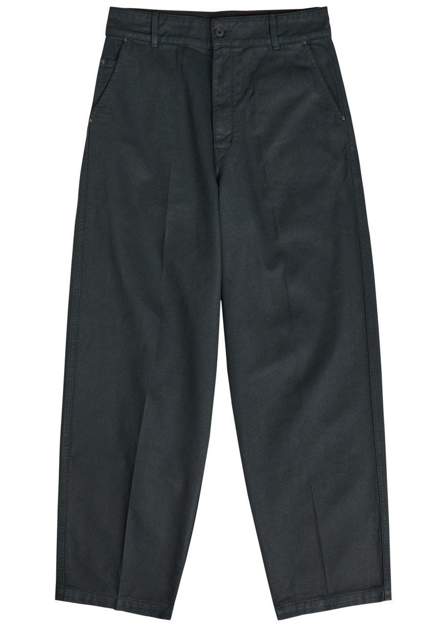 Lemaire Maxi Barrel Workwear Pants - Dark Grey - 52 (IT52 / XL)