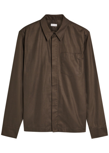 11SS DRIES VAN NOTEN 染色シャツ 抜染 52サイズ XL 45622_DKBN_1__53185.1756913962