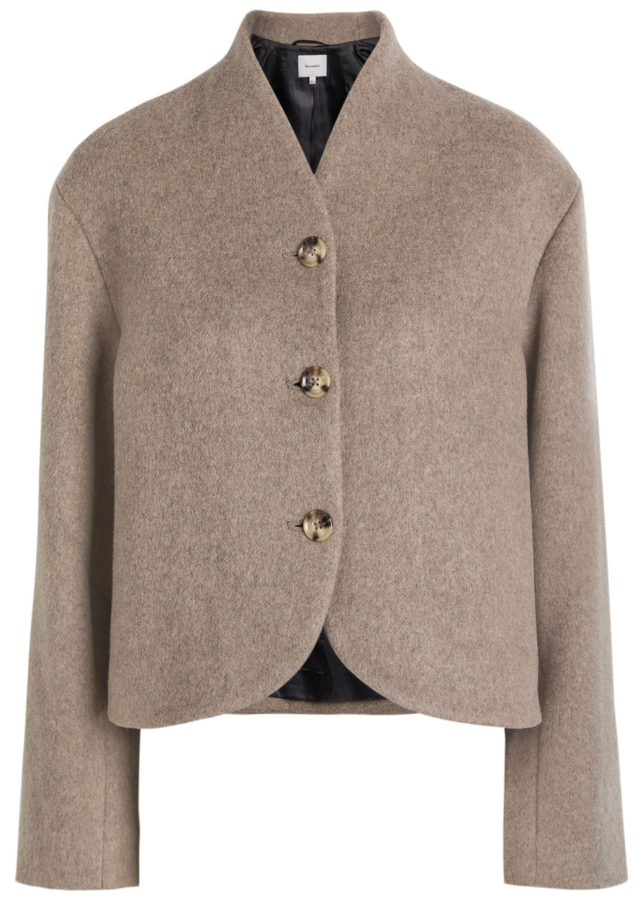 Reformation Owen Wool-blend Jacket In Multi