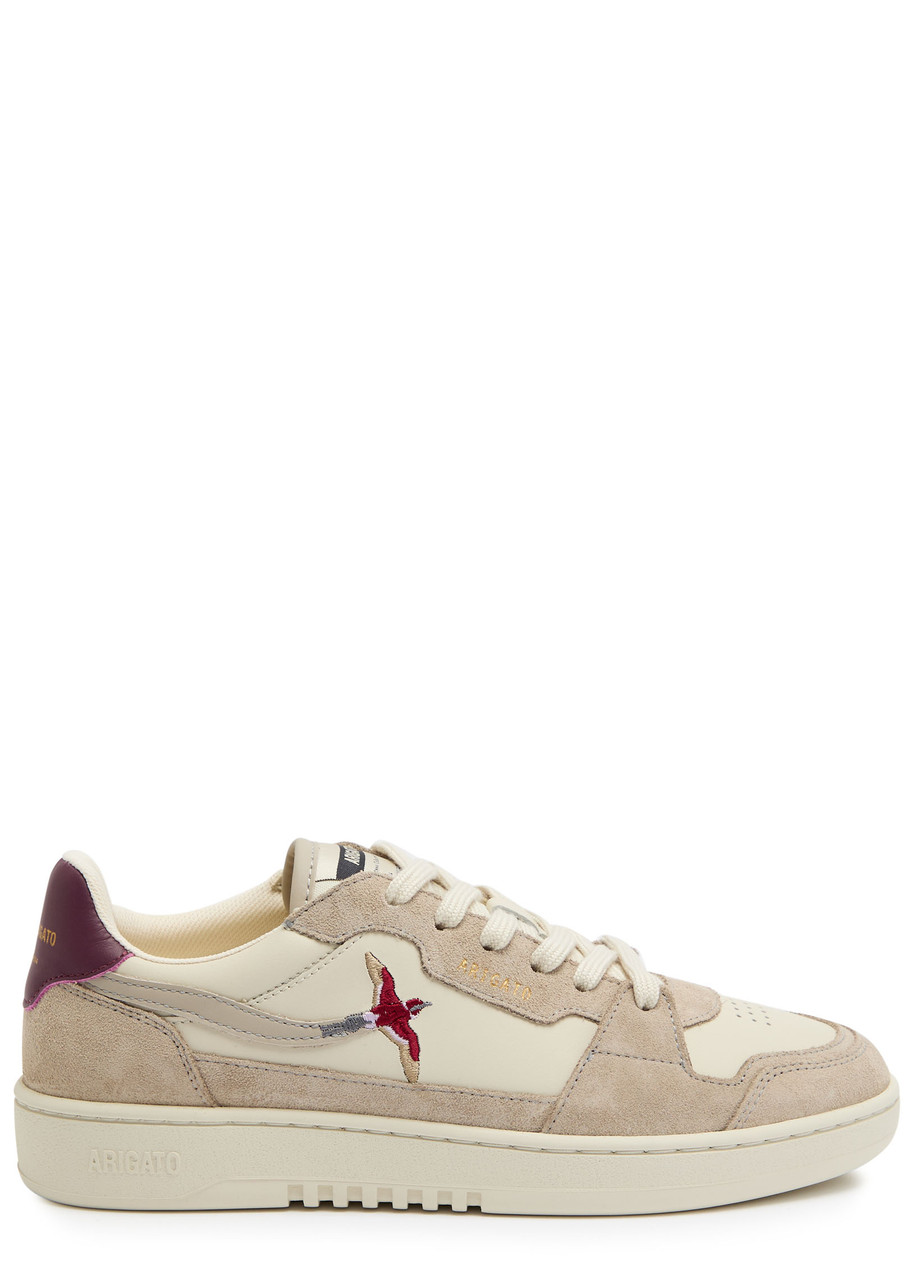 Axel Arigato Dice Lo Bee Bird Panelled Leather Sneakers In Neutral