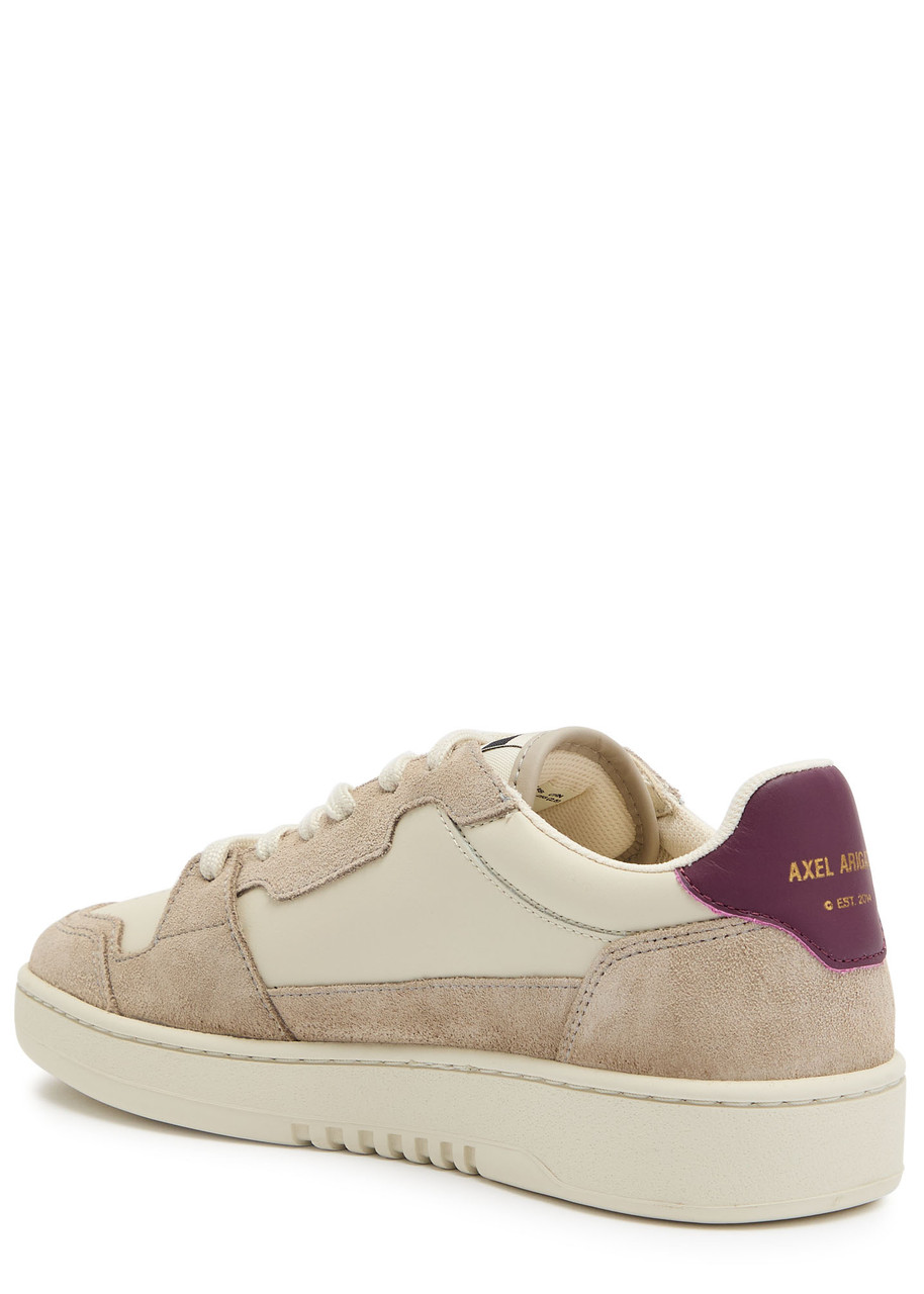 Axel Arigato Dice Lo Bee Bird Panelled Leather Sneakers In Neutral