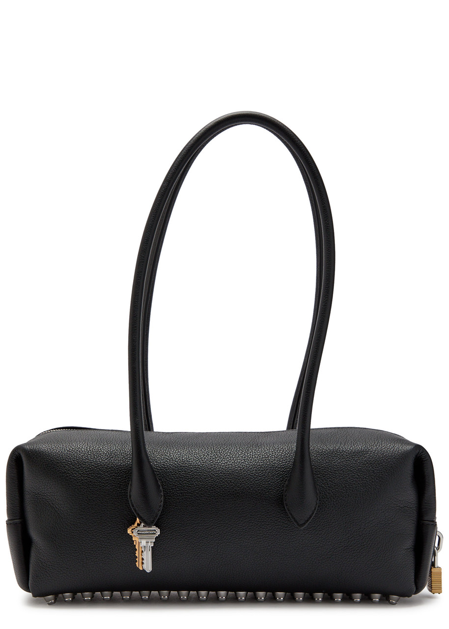 Alexander Wang Roux Medium Leather Shoulder Bag In Black
