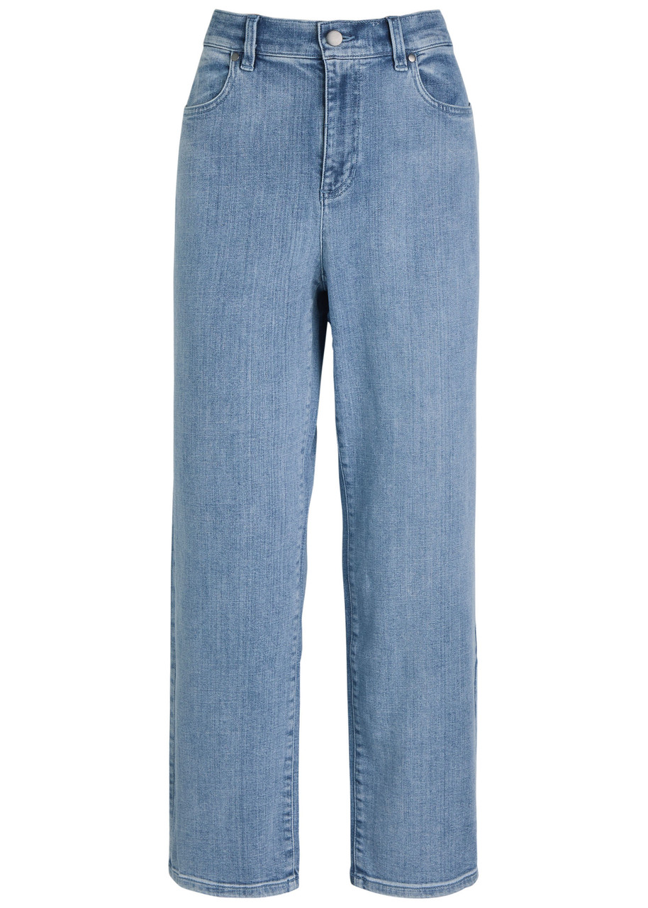 Eileen Fisher Straight-leg Jeans In Blue