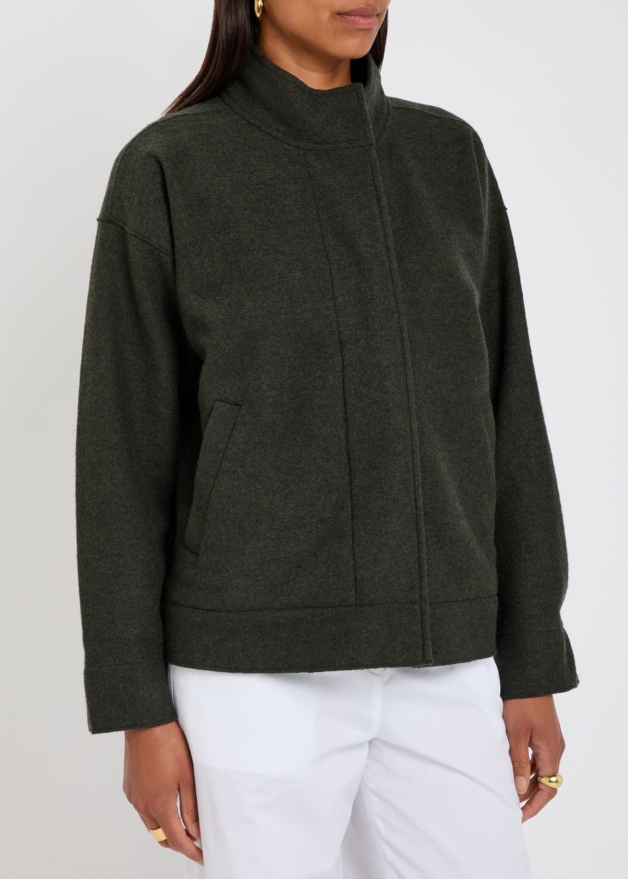 Eileen Fisher Wool Jacket In Gray