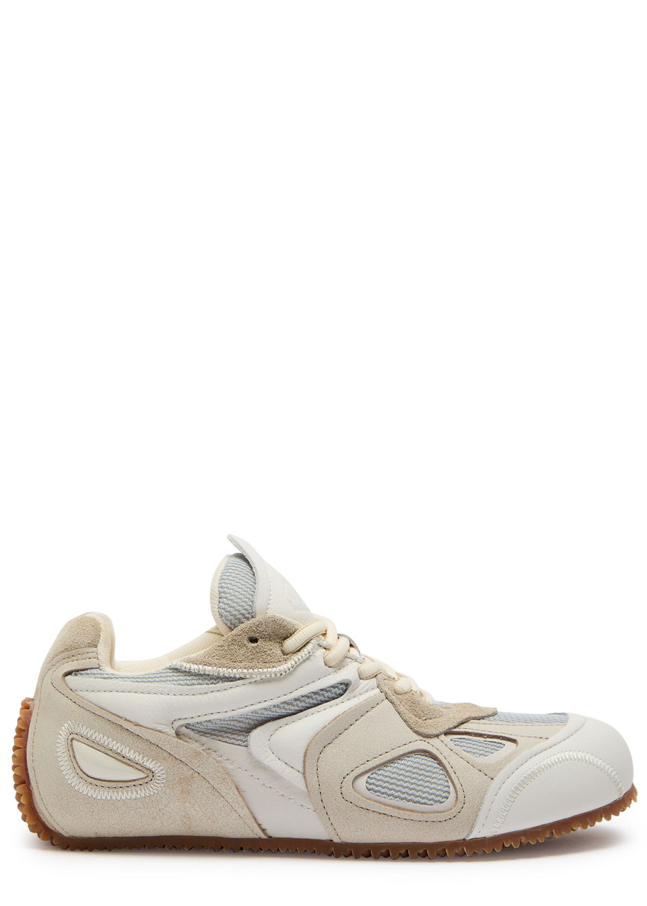 Axel Arigato Slow Runner Panelled Mesh Sneakers In Animal Print