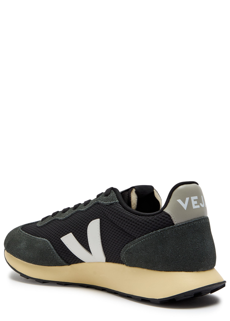Veja Rio Branco Panelled Mesh Sneakers In Black