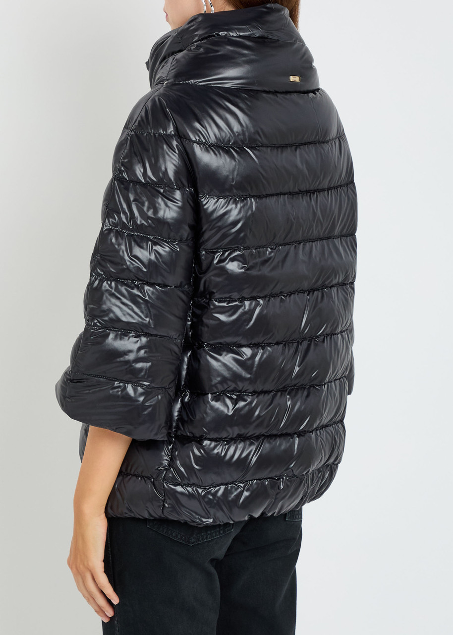 Herno Quilted Shell Jacket - Black - 44 (uk12 / M) 