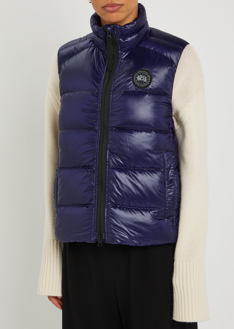 Canada Goose Cypress Quilted Shell Gilet In Blue