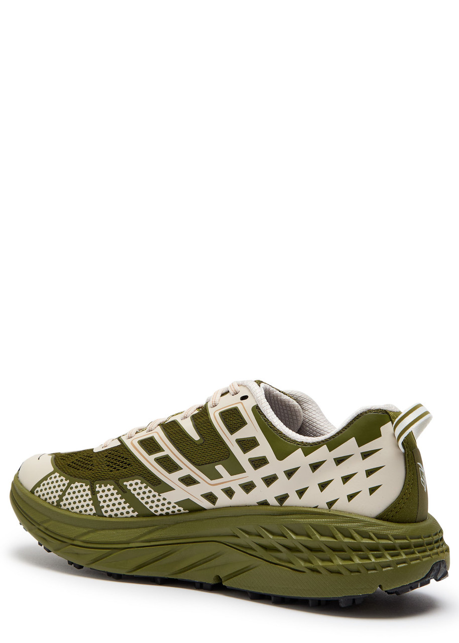 Hoka Speedgoat 2 Panelled Mesh Sneakers In Animal Print