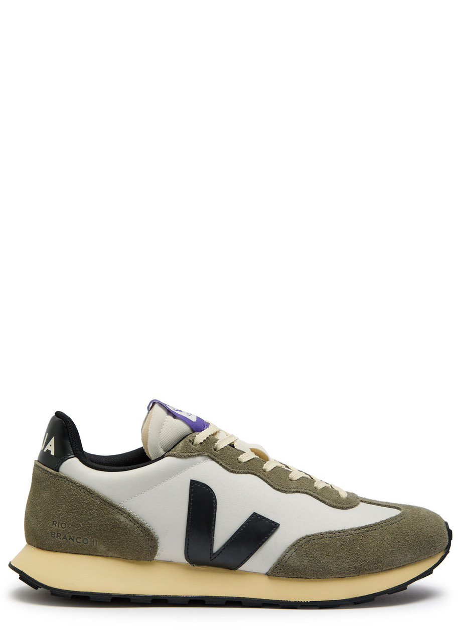 Veja Rio Branco Ii Panelled Nylon Sneakers In Green