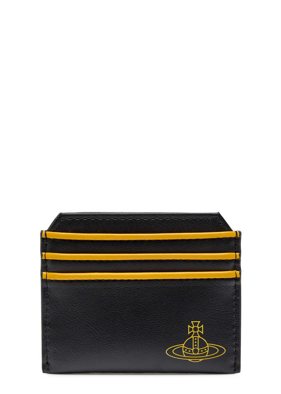 Vivienne Westwood Orb Faux Leather Card Holder - Black - One Size