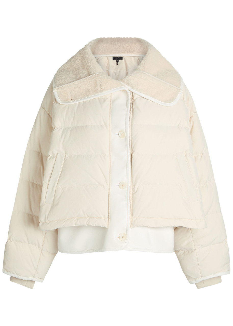 Rag & Bone Gloria Quilted Shell Jacket In Multi