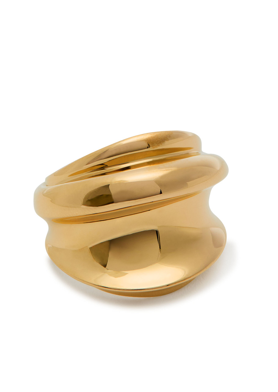 Jenny Bird Leona 14k Gold-plated Ring In Gold