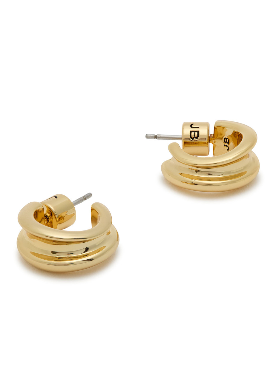 Jenny Bird Mini Lennon 14kt Gold-plated Hoop Earrings In Gold
