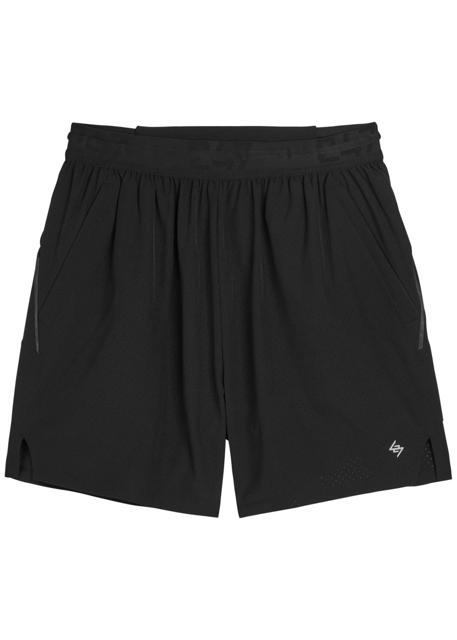 Represent 247 Trek Perforated Mesh-jersey Shorts - Black - M