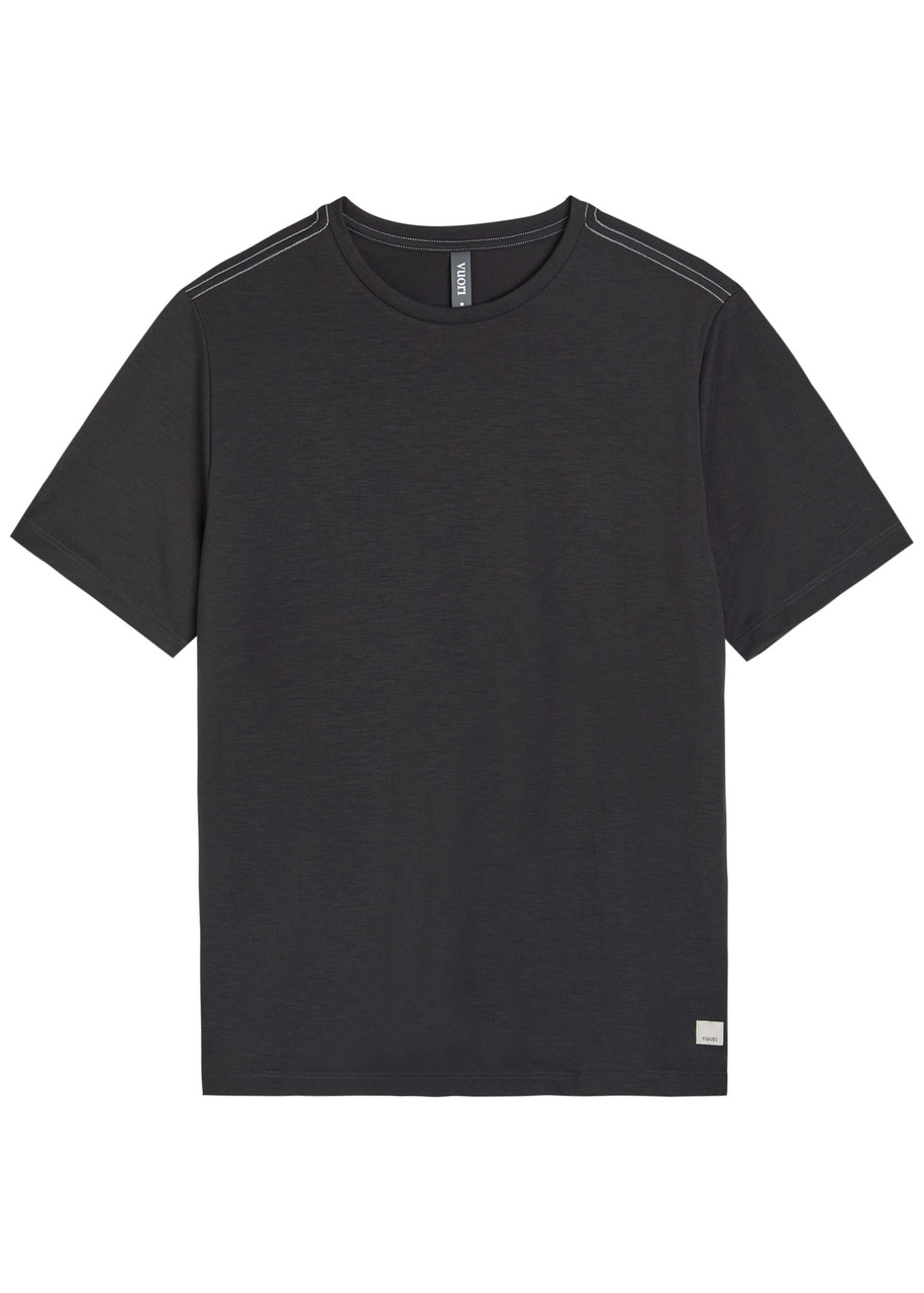 Vuori Current Tech Stretch-jersey T-shirt - Black - M