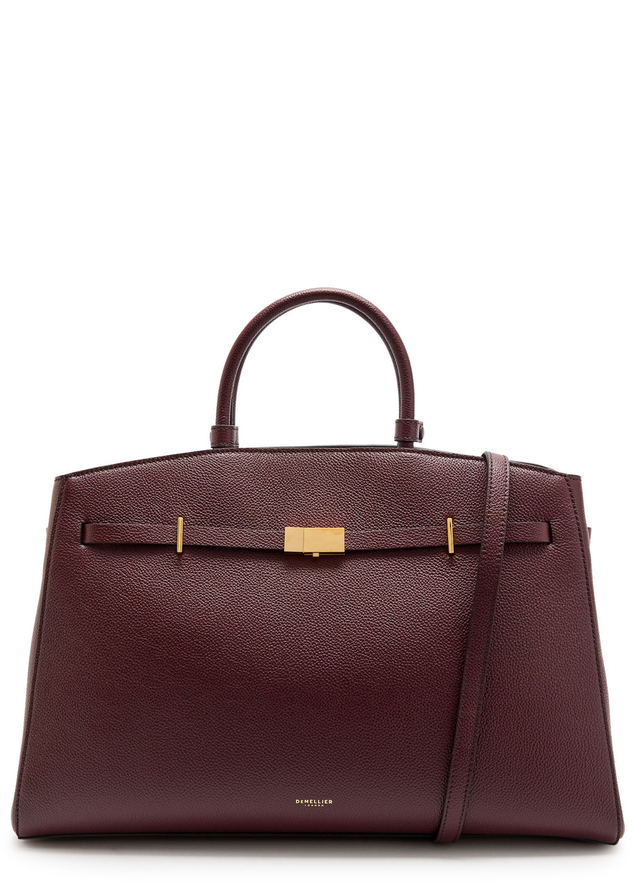 Demellier The Hudson Grained Leather top Handle bag - Burgundy - One Size
