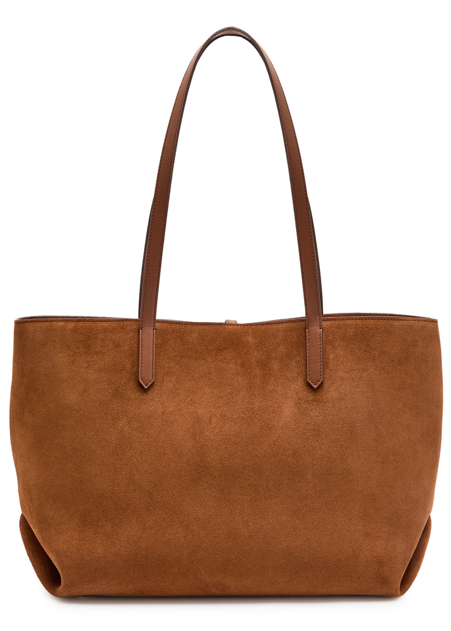 Demellier Tokyo Leather Tote In Brown