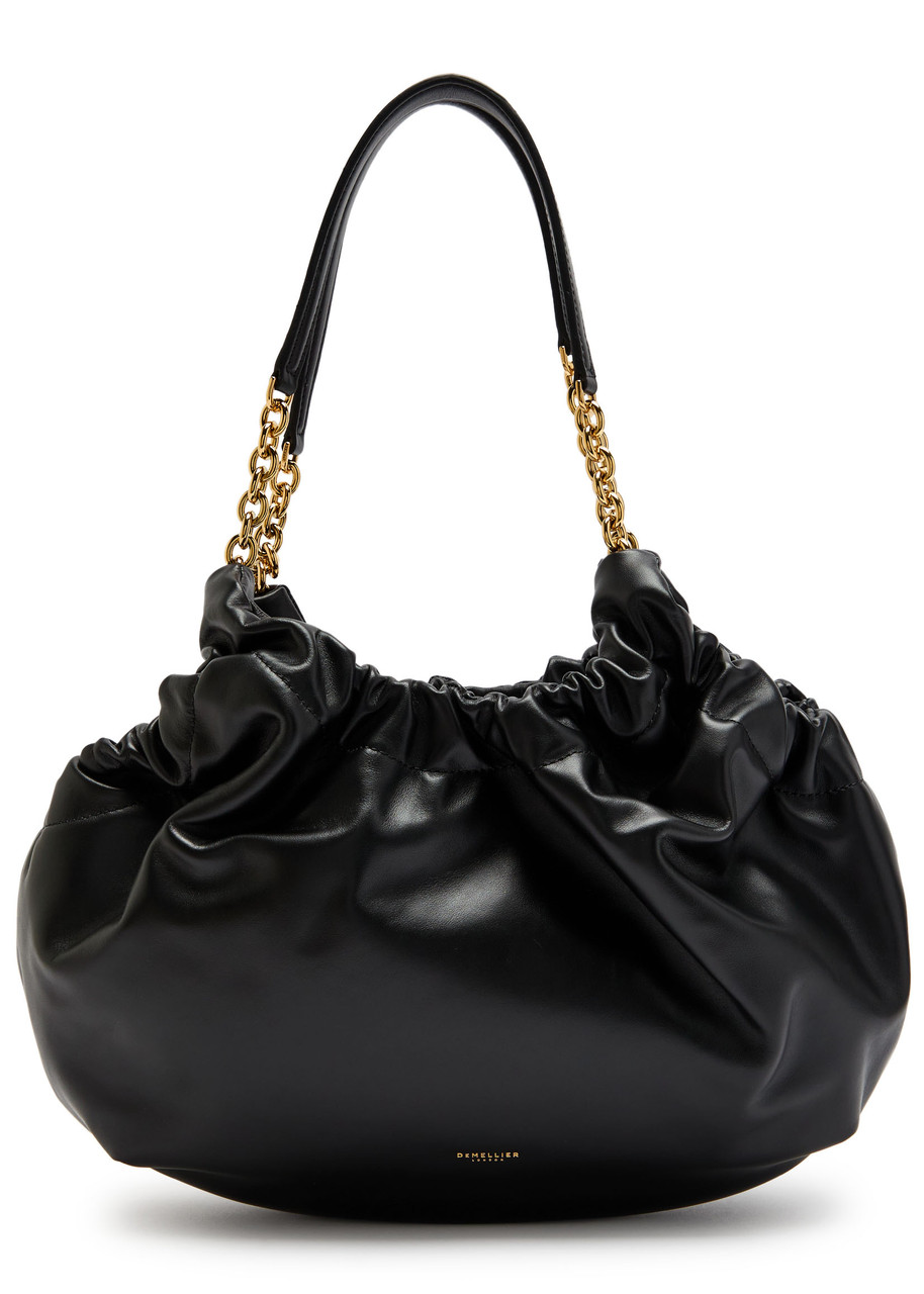Demellier Midi Miami Shoulder Bag In Black
