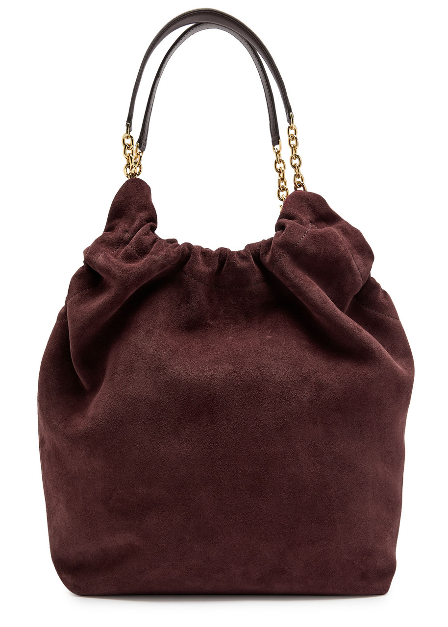 Demellier Schultertasche Miami Medium Aus Leder In Burgundy