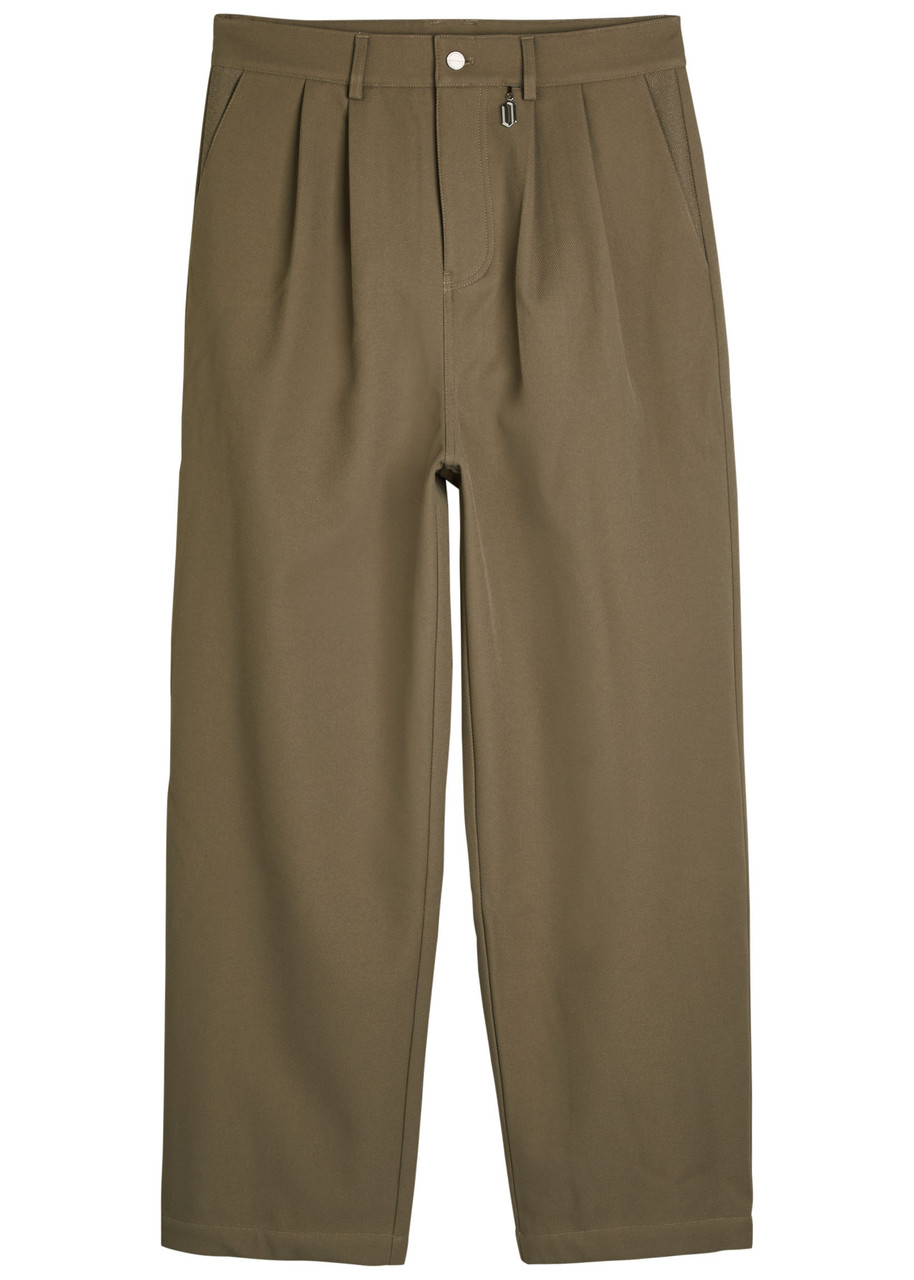 Only The Blind Twill City Tailored Pants In Brown