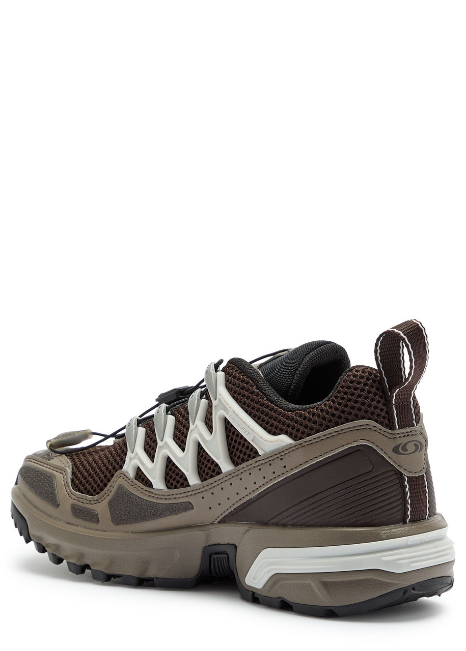 Salomon Acs + Og Panelled Mesh Sneakers In Brown