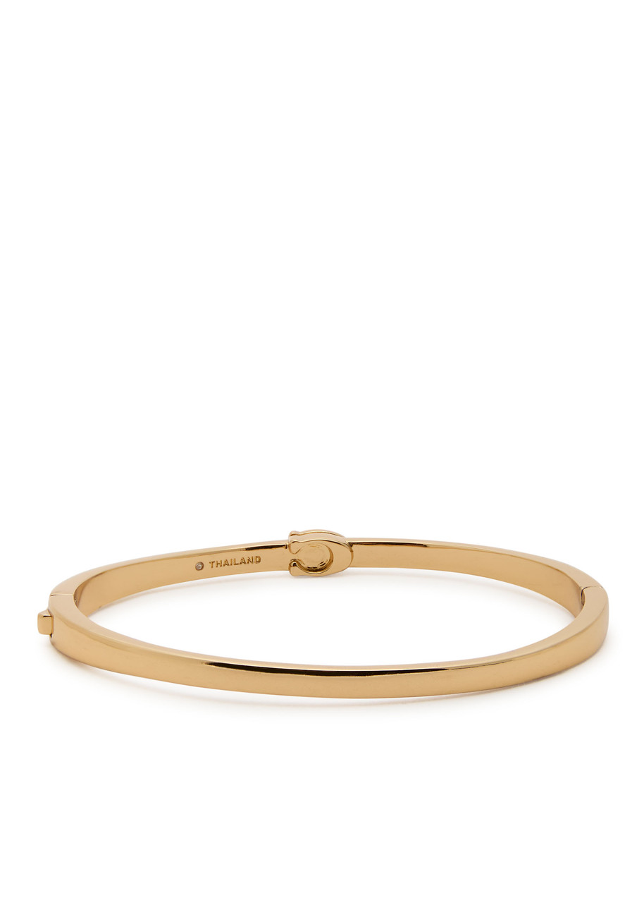  Coach Logo Bangle - Gold - M 