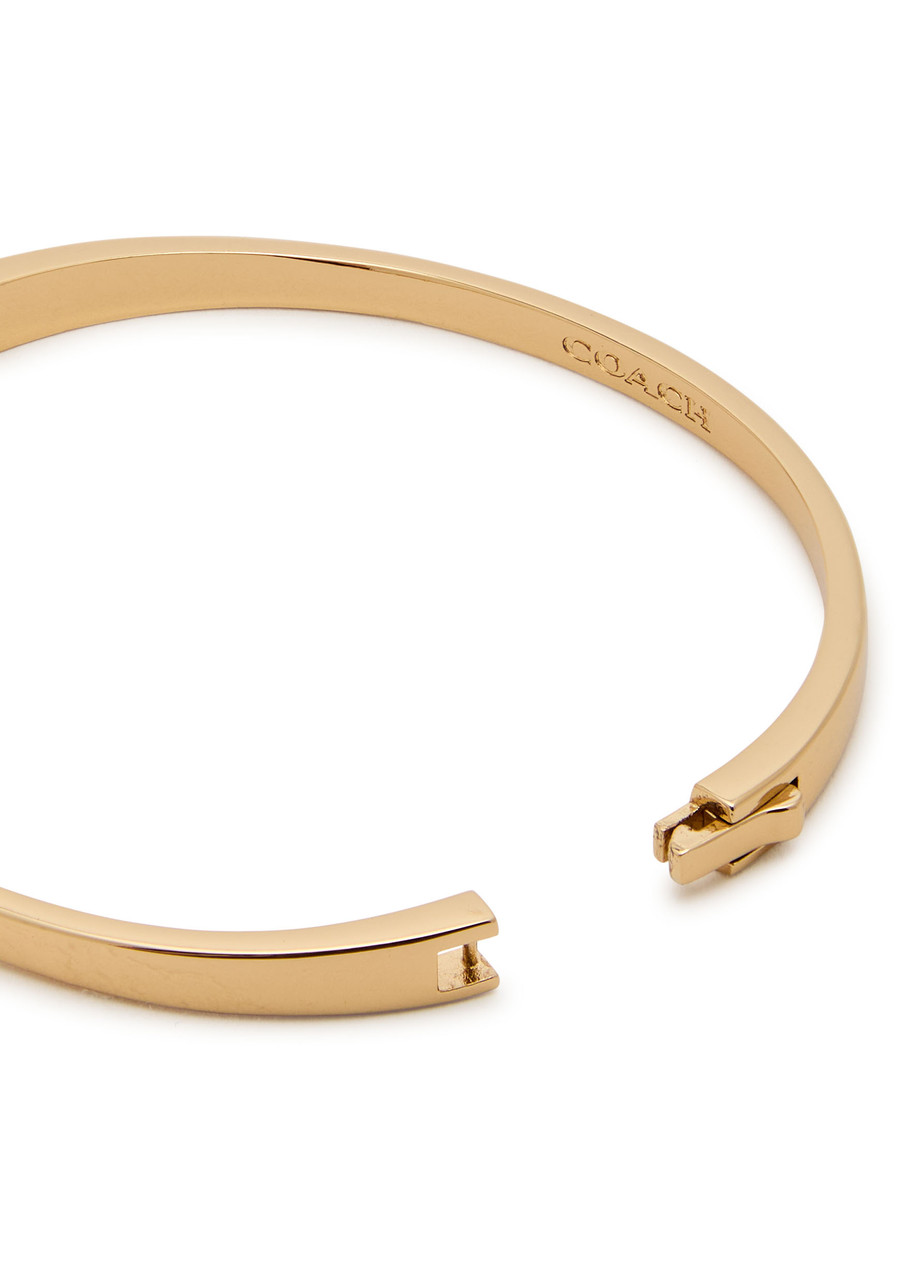  Coach Logo Bangle - Gold - M 