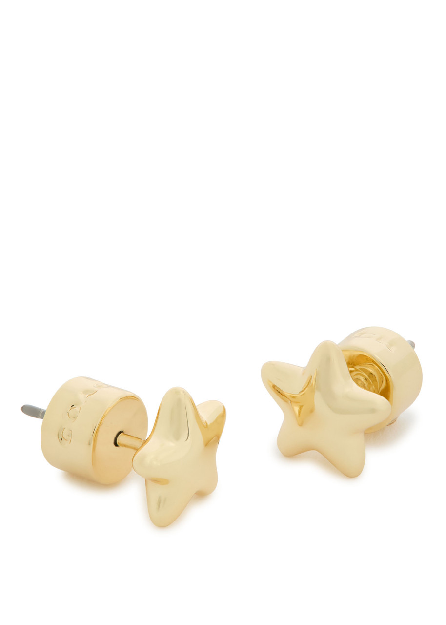 Coach Star Stud Earrings In Gold