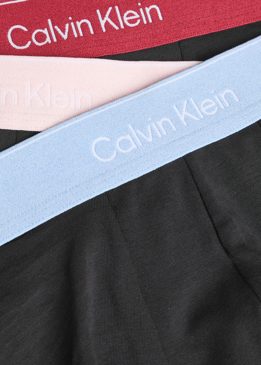Calvin Klein Icon Low Rise Stretch-cotton Trunks In Black