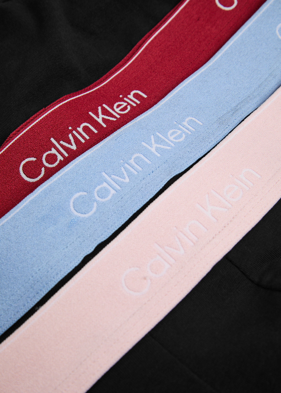 Calvin Klein Icon Stretch-cotton Boxer Briefs In Black