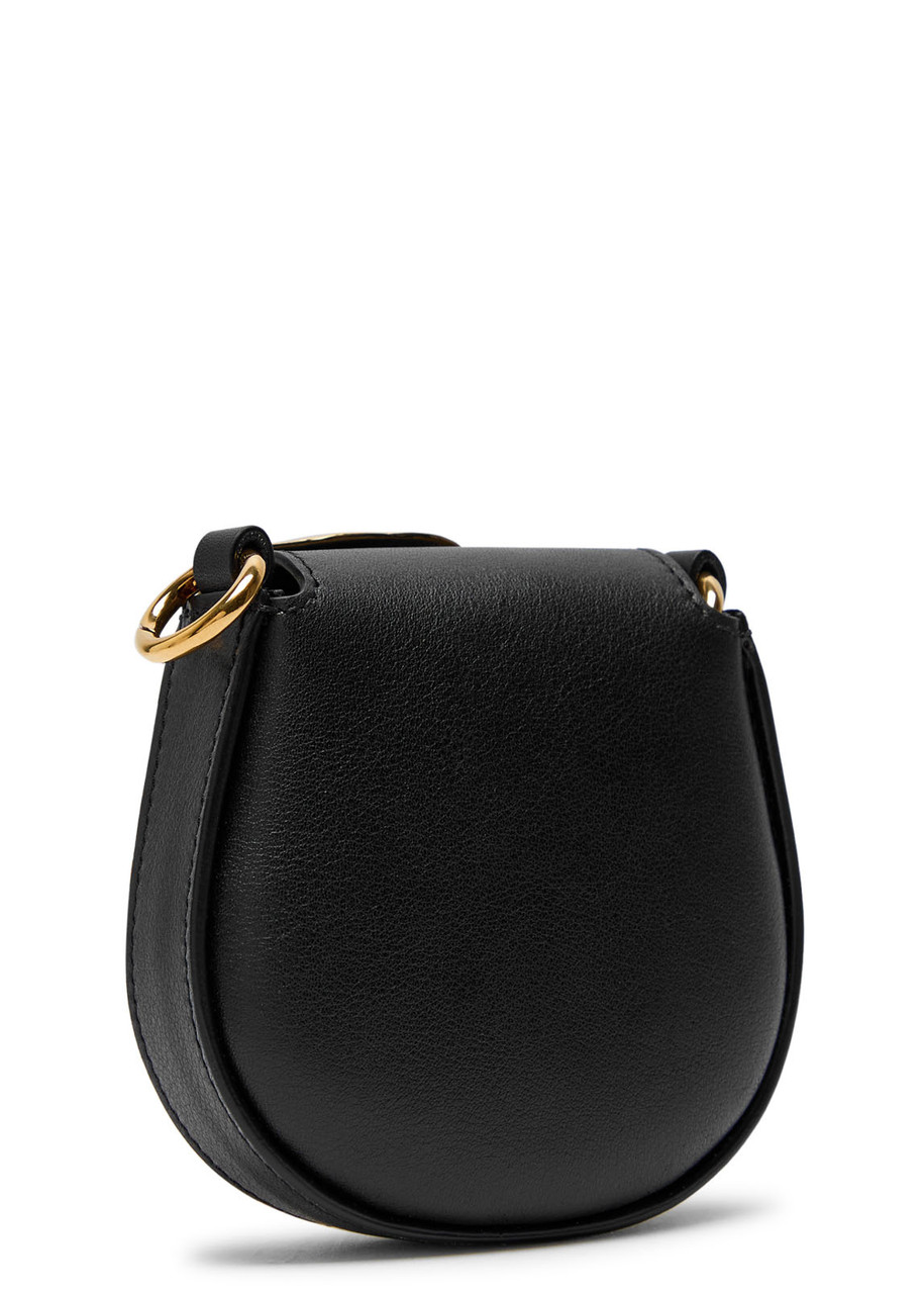 Chloé Chloe Sea Treasures Mini Leather Clutch In Black