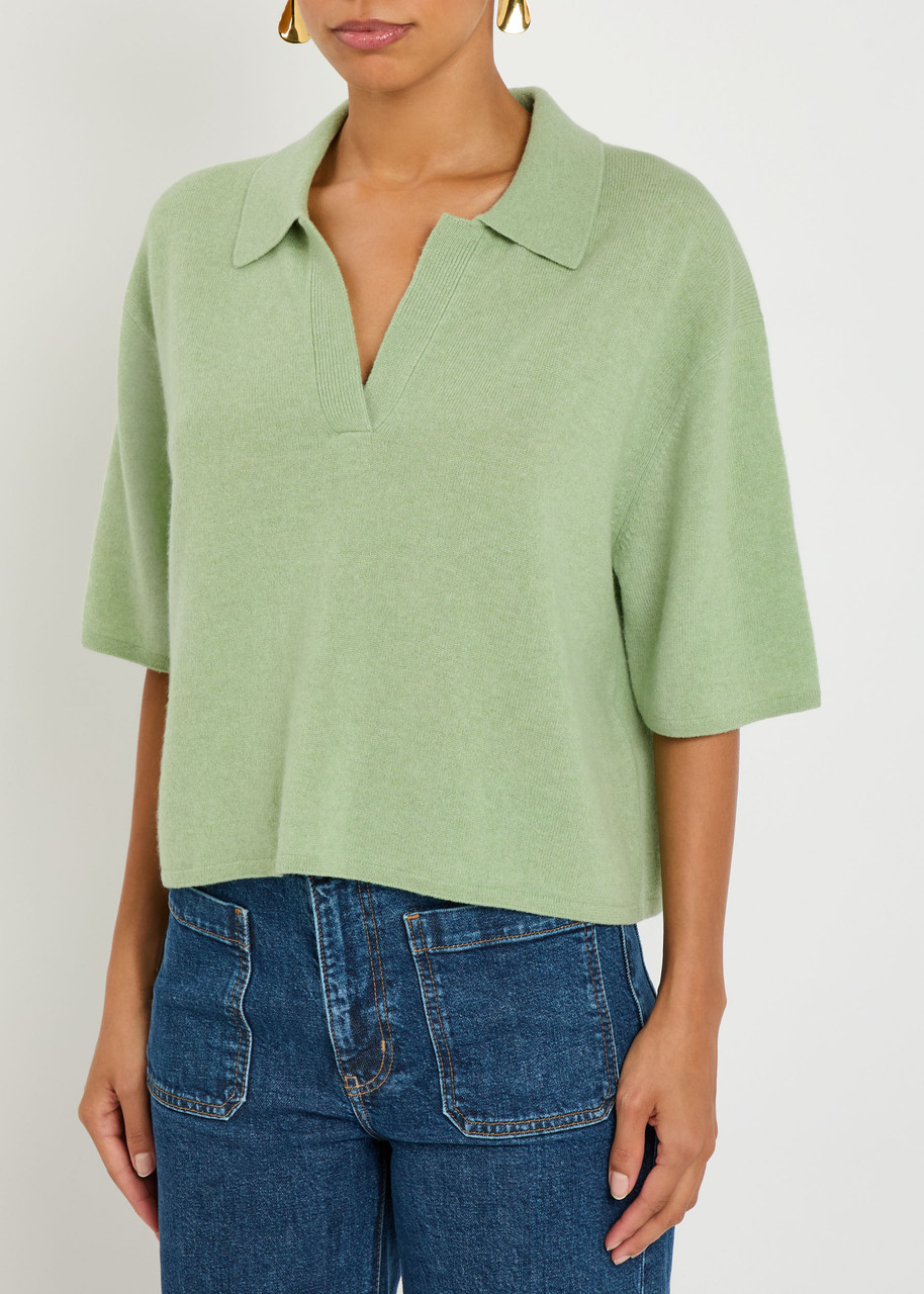 Lisa Yang Neela Cashmere Top In Green