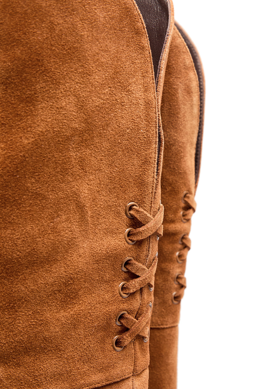 Chloe Eve Suede Over-the-knee Boots – Brown – 41 (IT41 / UK8)