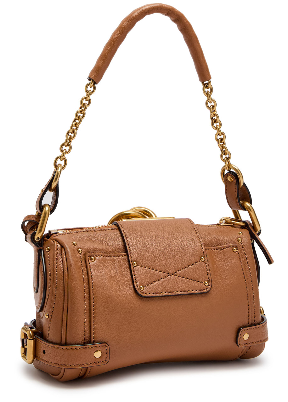 Chloé Chloe Paddington Grained Leather Shoulder Bag In Brown