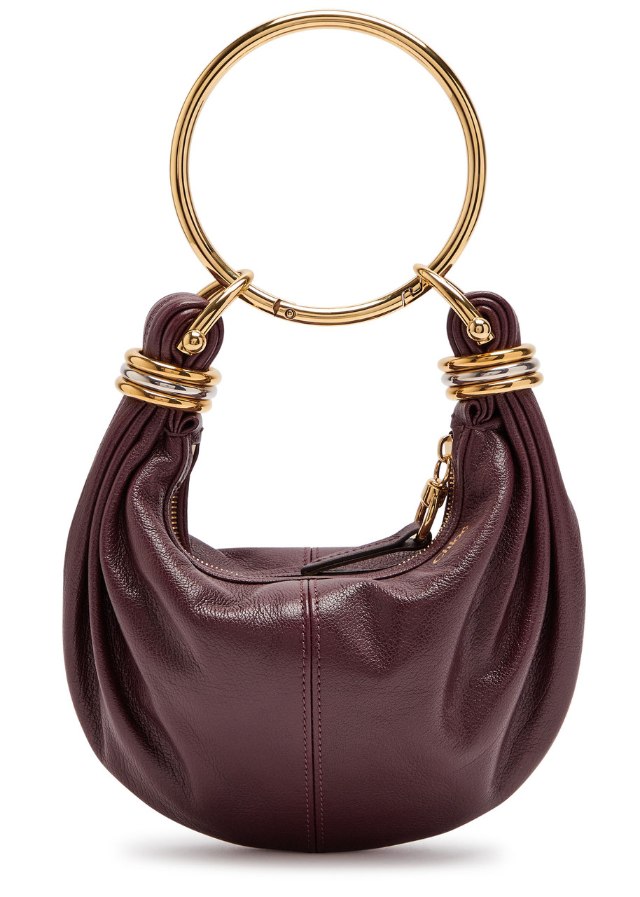 Chloe Bracelet Leather top Handle bag - Burgundy - One Size