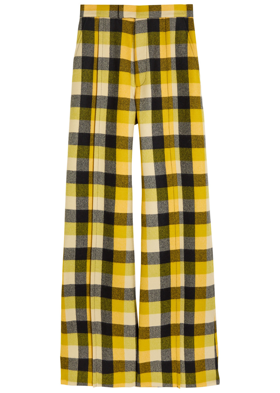 Vivienne Westwood Checked Flared-leg Trousers In Multi
