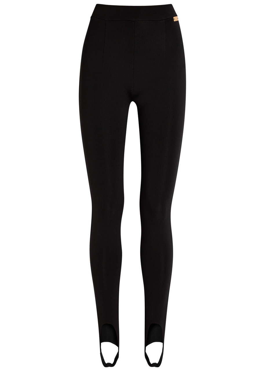Balmain Stirrup Jersey Leggings - Black - S (UK8-10 / S)