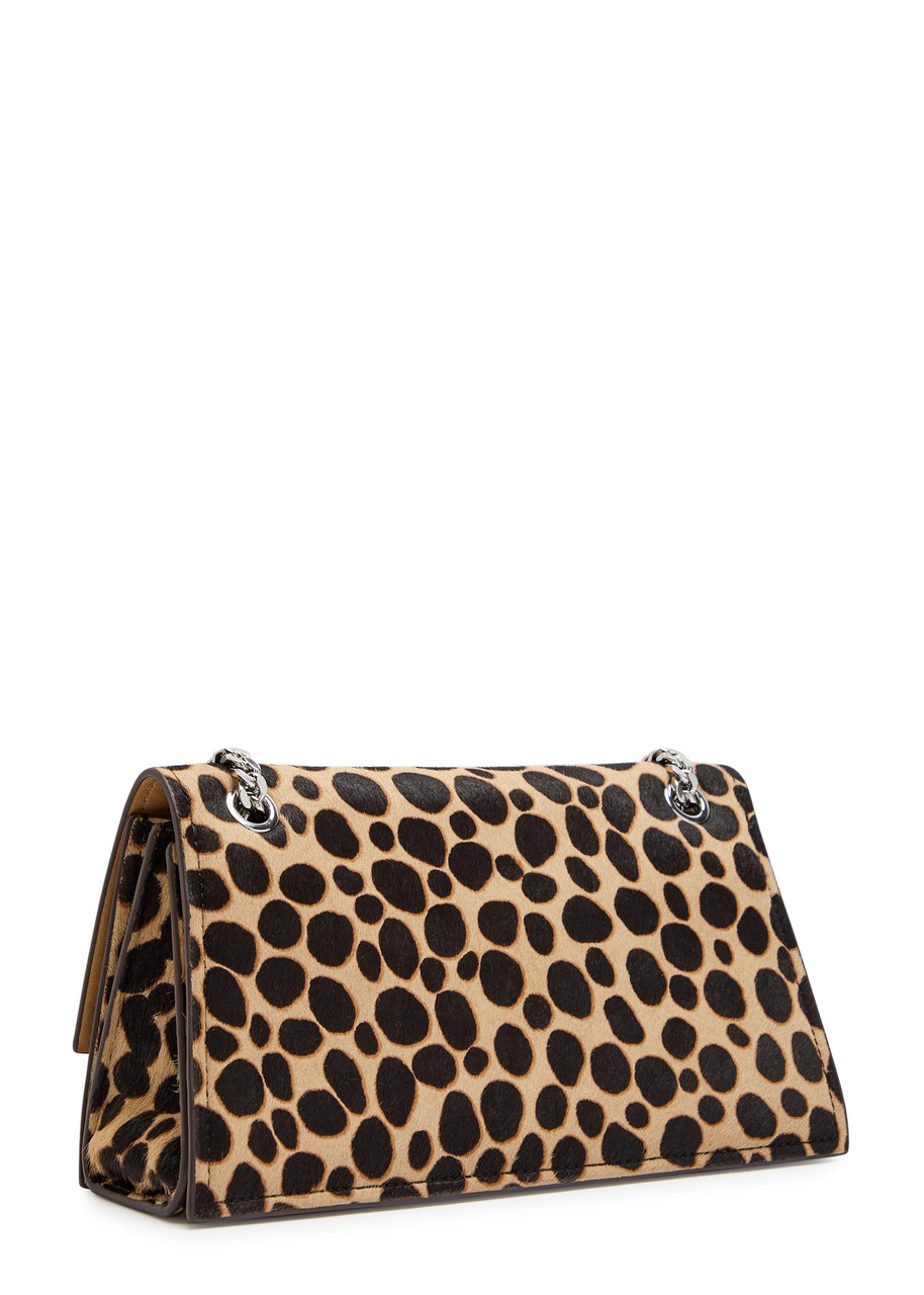 Tory Burch Kira Printed Calf Hair Shoulder Bag In Multi