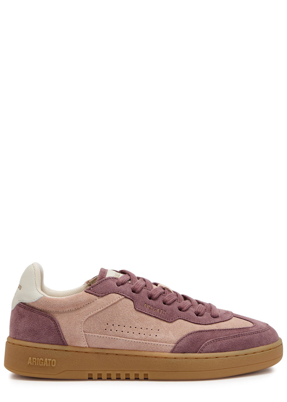Axel Arigato Dice T-toe Panelled Suede Sneakers In Pink
