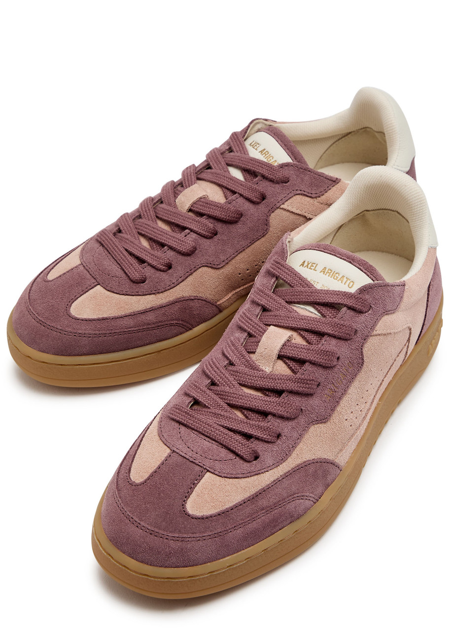 Axel Arigato Dice T-toe Panelled Suede Sneakers In Pink