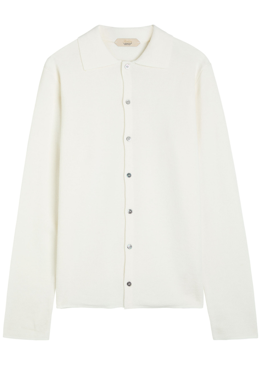 Aurélien Merino Wool Shirt In White