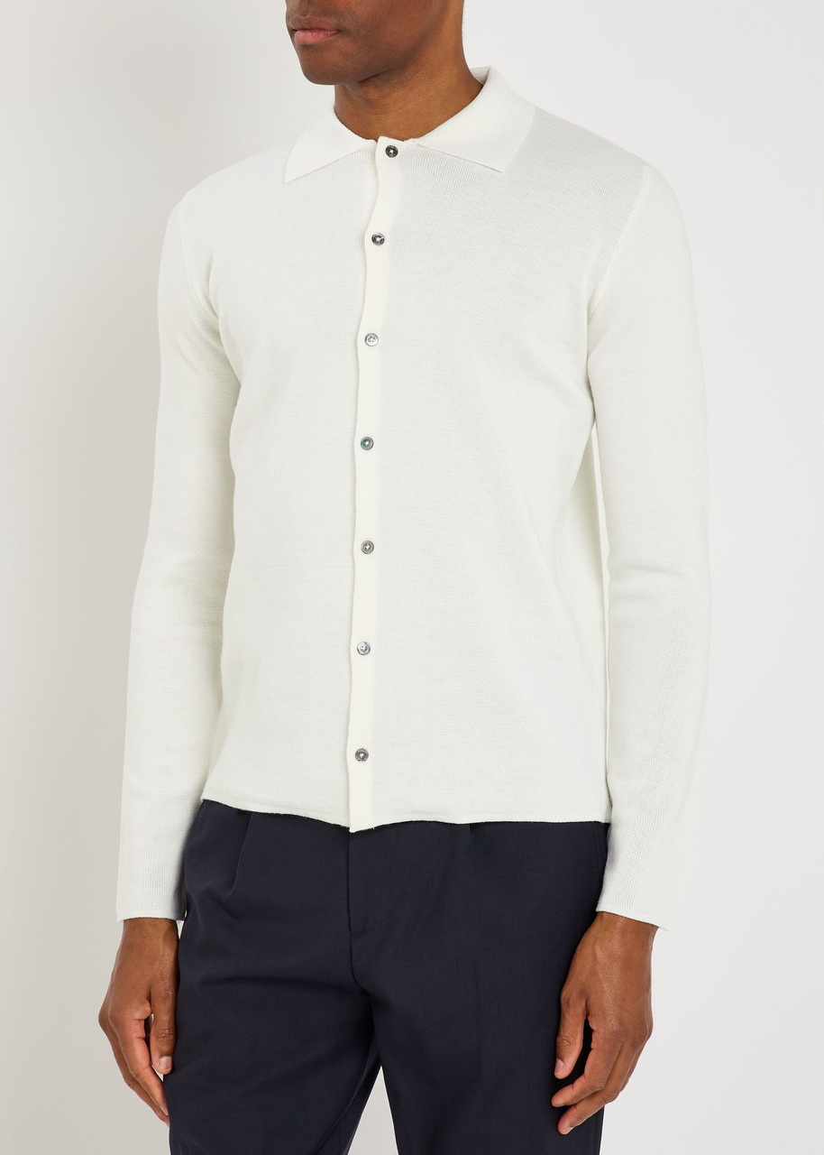Aurélien Merino Wool Shirt In White