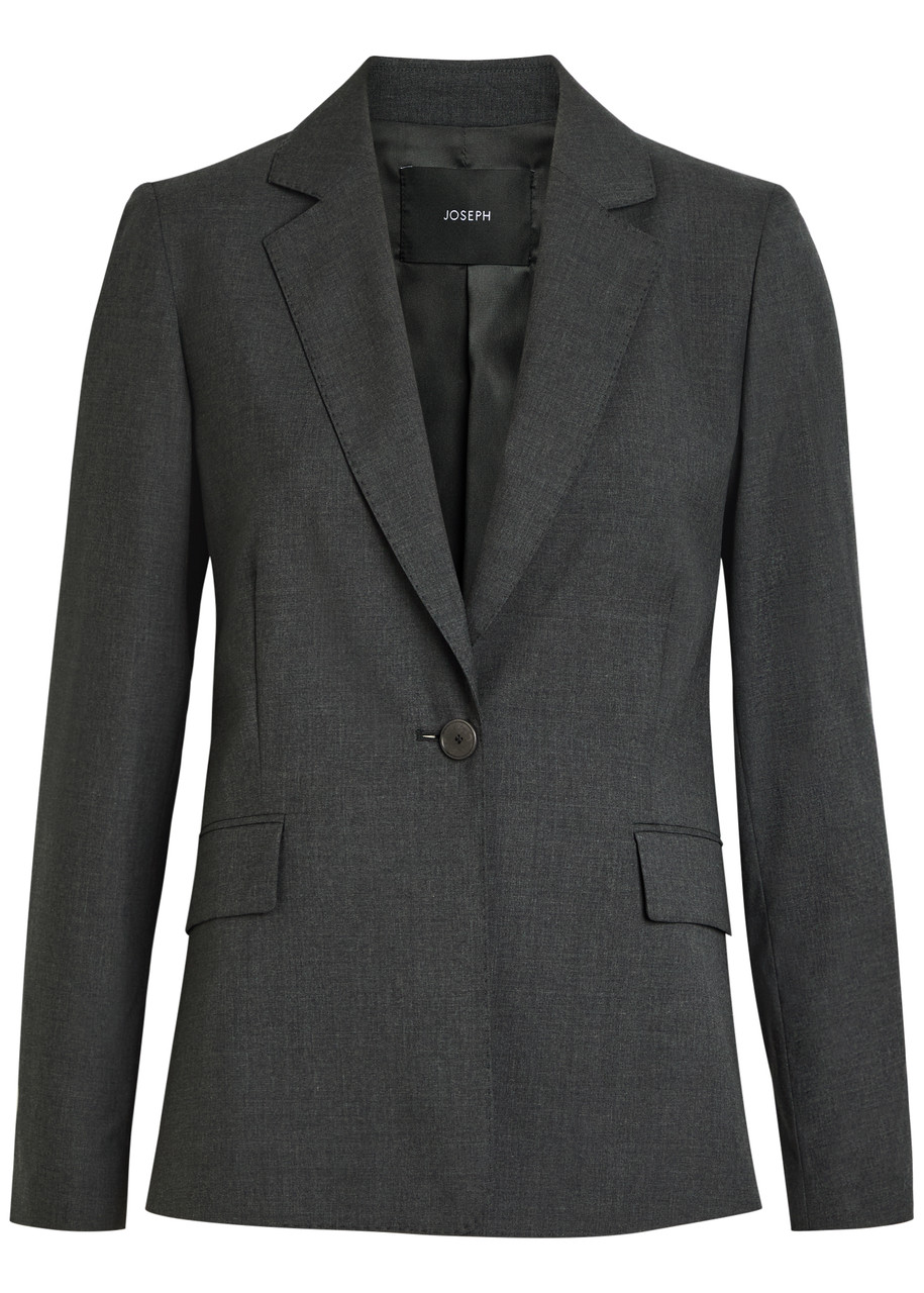 Joseph Marty Wool Blazer In Gray