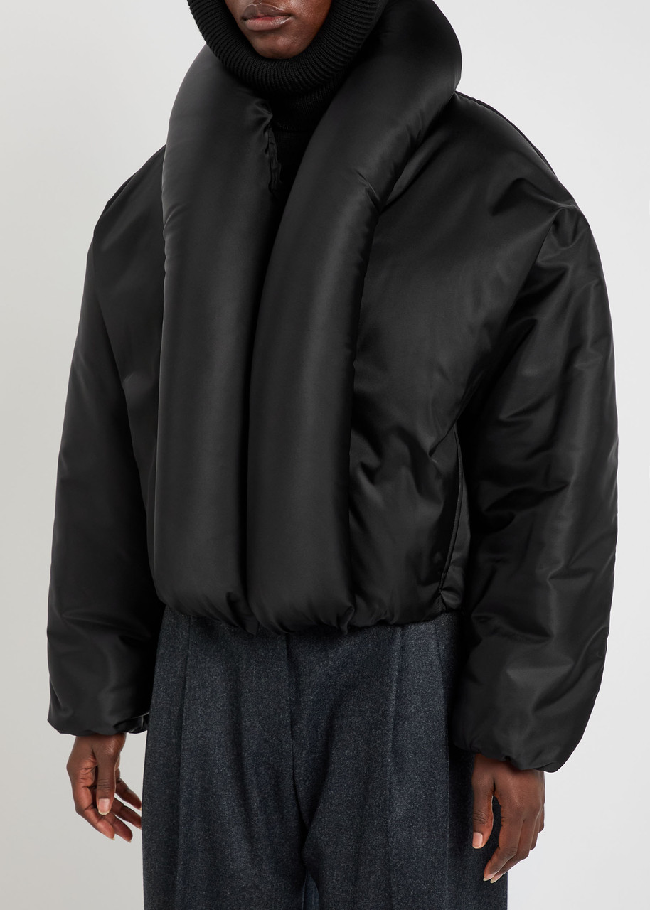 Alaïa Padded Shell Jacket In Black