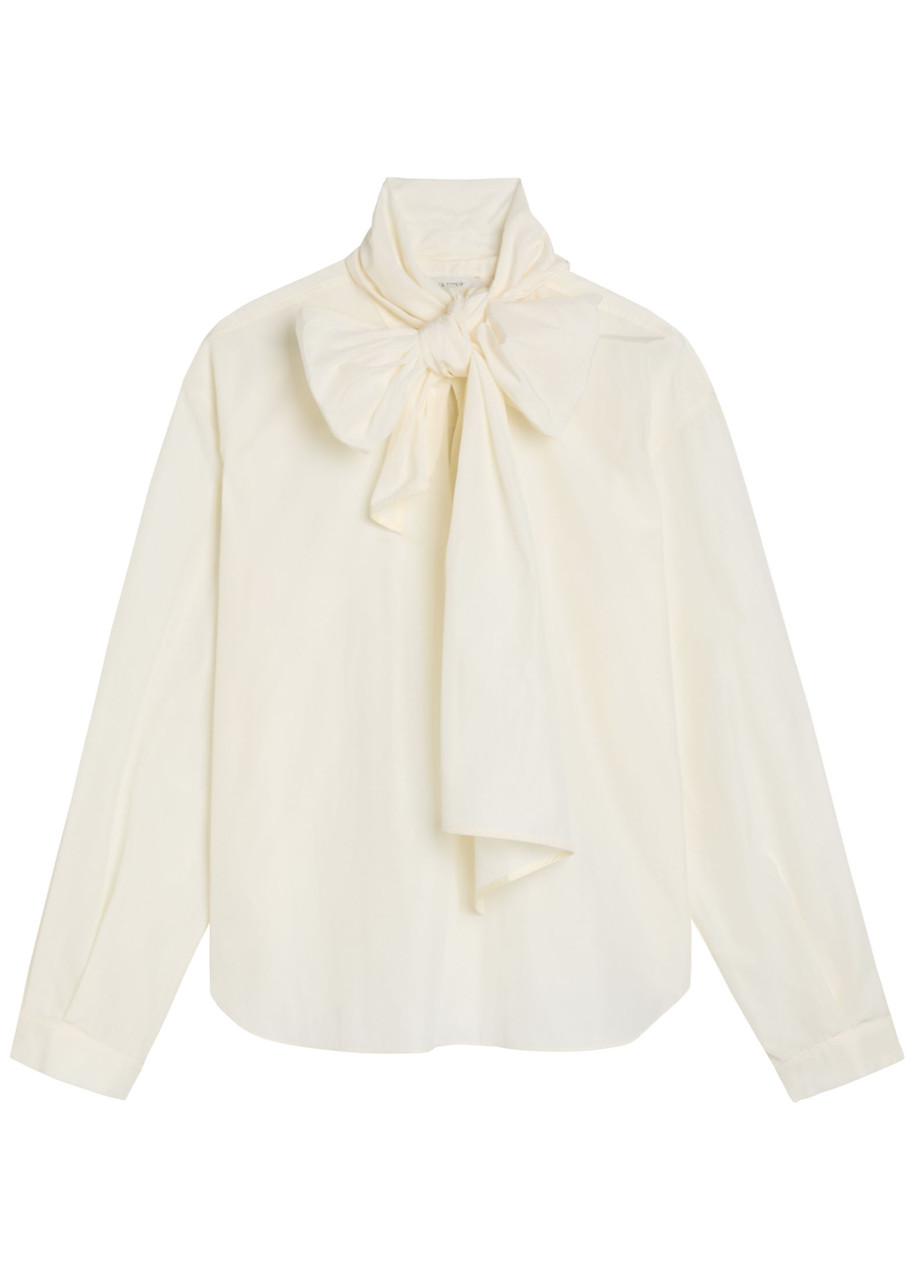 Forte Forte Forte_forte Bow-detail Taffeta Shirt In White