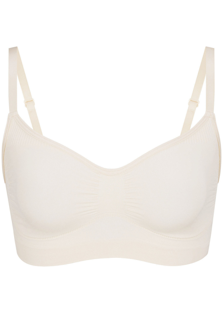Skims Seamless Sculpt Bralette In White
