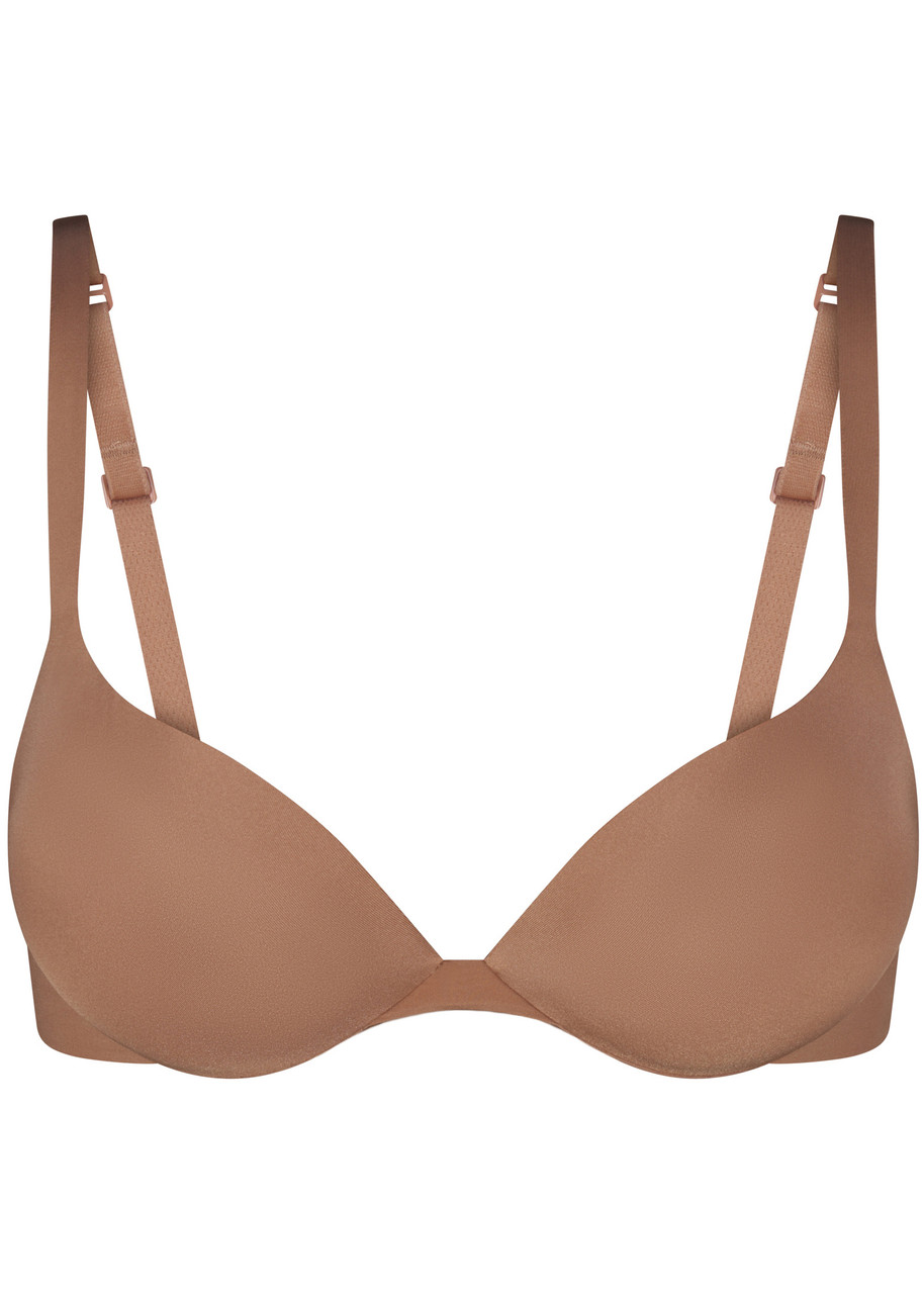 Skims Teardrop Push-up Bra In Blue