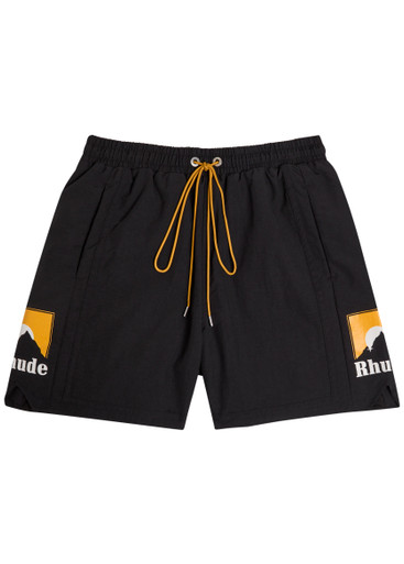 RHUDE Moonlight printed shell shorts | Harvey Nichols