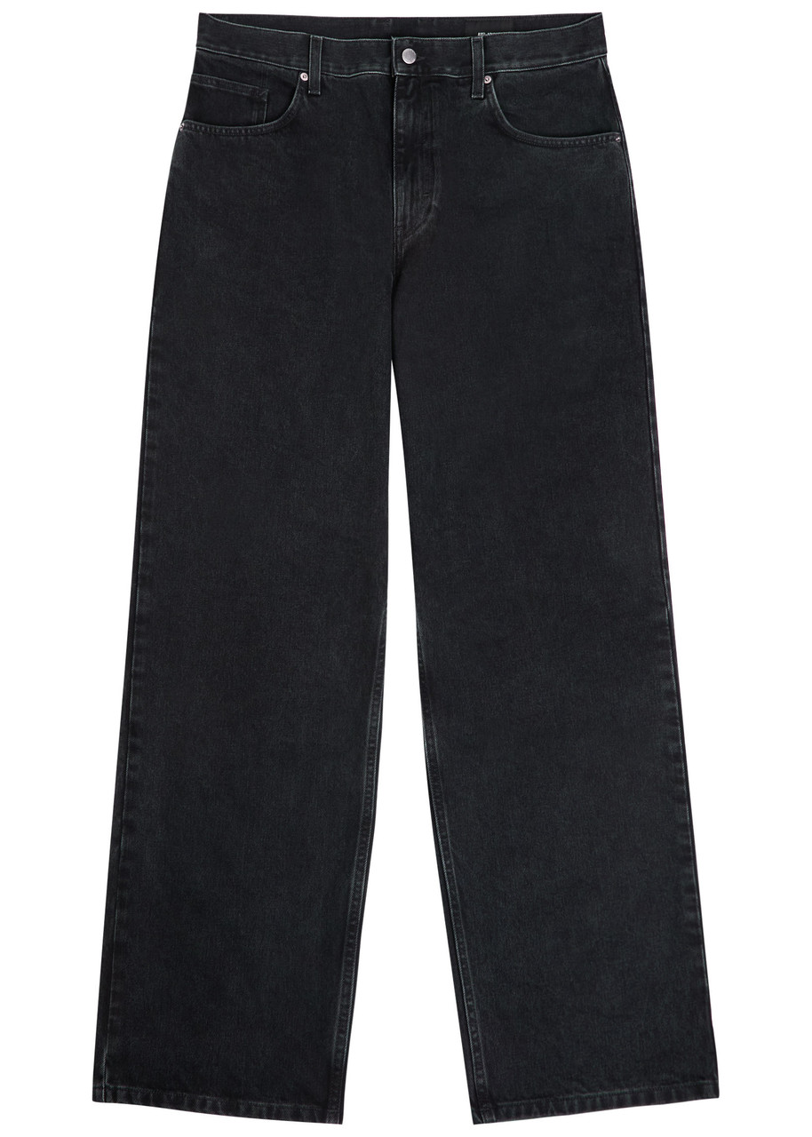 Axel Arigato Zine Straight-leg Jeans In Black